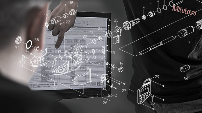 Ricambi originali Mitutoyo